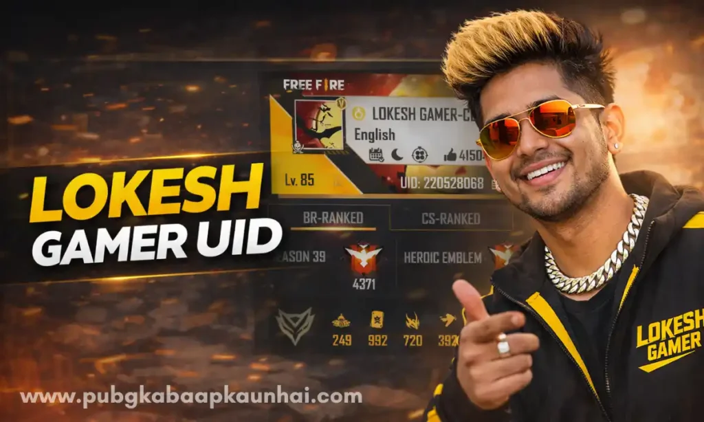 lokesh gamer uid