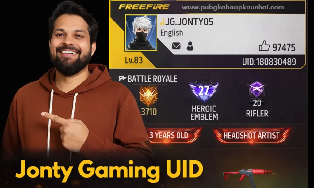 jonty gaming uid